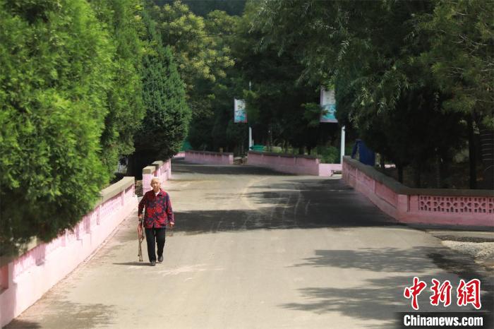 從偏居一隅的小山村，到打造現(xiàn)實版“桃花源”，張家河村走出一條農(nóng)旅融合的綠色發(fā)展之路。　向上 攝