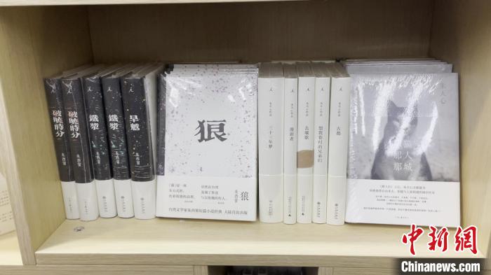 第35屆北京圖書訂貨會(huì)于24日開幕。圖為一展位顯眼處擺放著作家朱西甯的作品?！≡o寧 攝