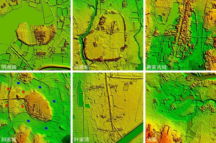 荊山南麓聚落的數(shù)字表面模型(1km×1km)?！⒔▏?供圖