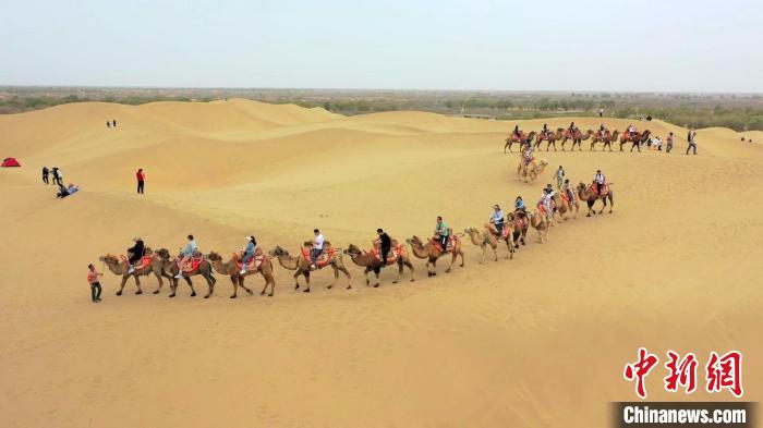 塔克拉瑪干沙漠迎來旅游熱“沙?！憋L(fēng)光吸引游客紛至沓來