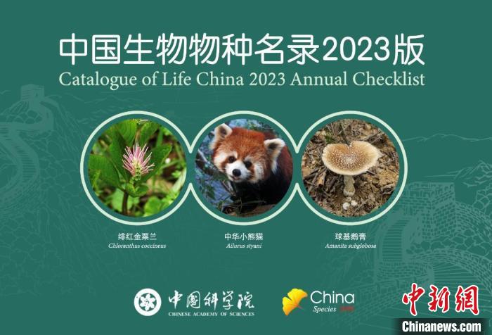 中國發(fā)布2023版生物物種名錄新增10027個(gè)物種