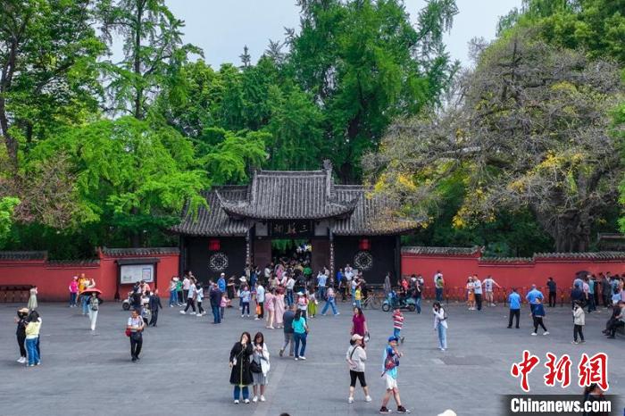 眉山市三蘇祠。(資料圖) 劉忠俊 攝