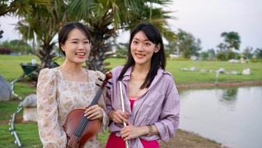 臺(tái)灣自媒體人海絲首港快閃演奏