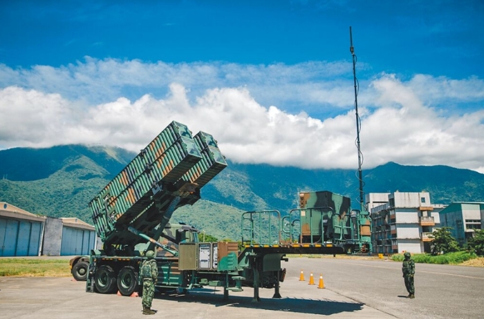 臺(tái)海軍將建造6座岸置魚叉導(dǎo)彈陣地與9座岸置雄風(fēng)導(dǎo)彈陣地。圖片來(lái)源：臺(tái)灣《中國(guó)時(shí)報(bào)》。