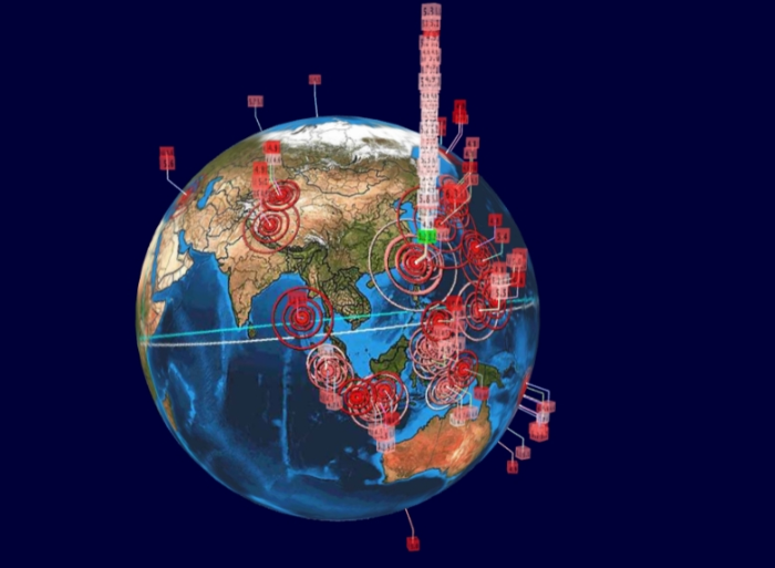 臺灣地區(qū)近日狂搖，7天內(nèi)地震次數(shù)堆棧宛如摩天大樓