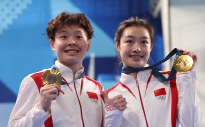 女子雙人3米板：中國(guó)選手昌雅妮/陳藝文奪得金牌